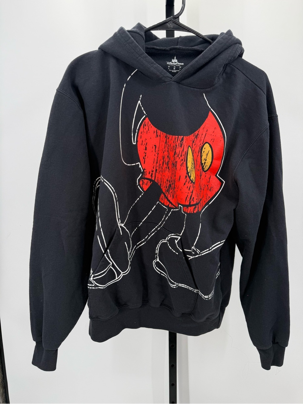 Disney Parks Mickey Mouse Graphic Ears Hoodie Black